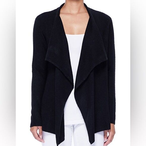 Claudia Nichole Cashmere Open Front Cardigan SZ M - Picture 2 of 8